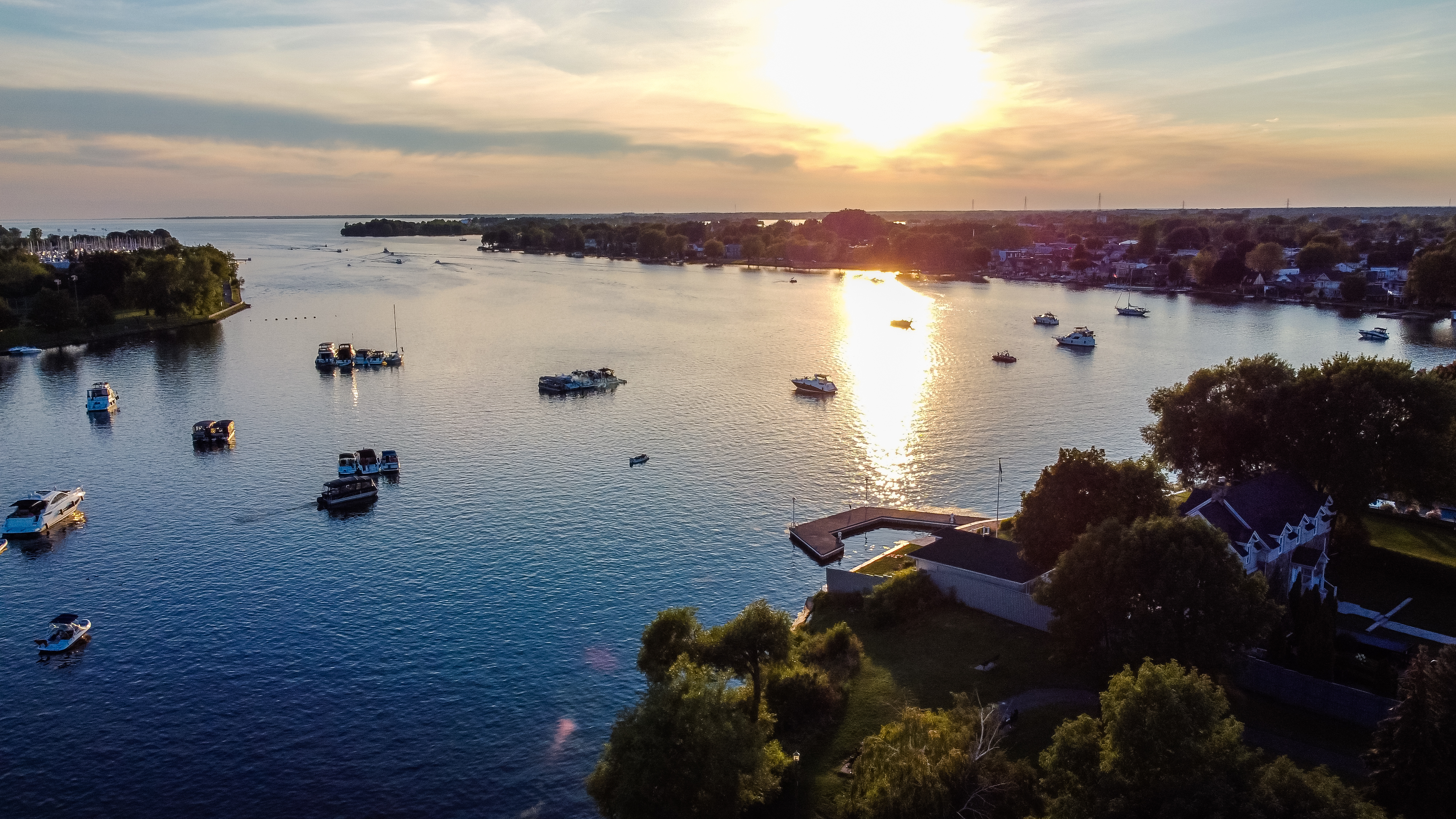Baie coucher de soleil