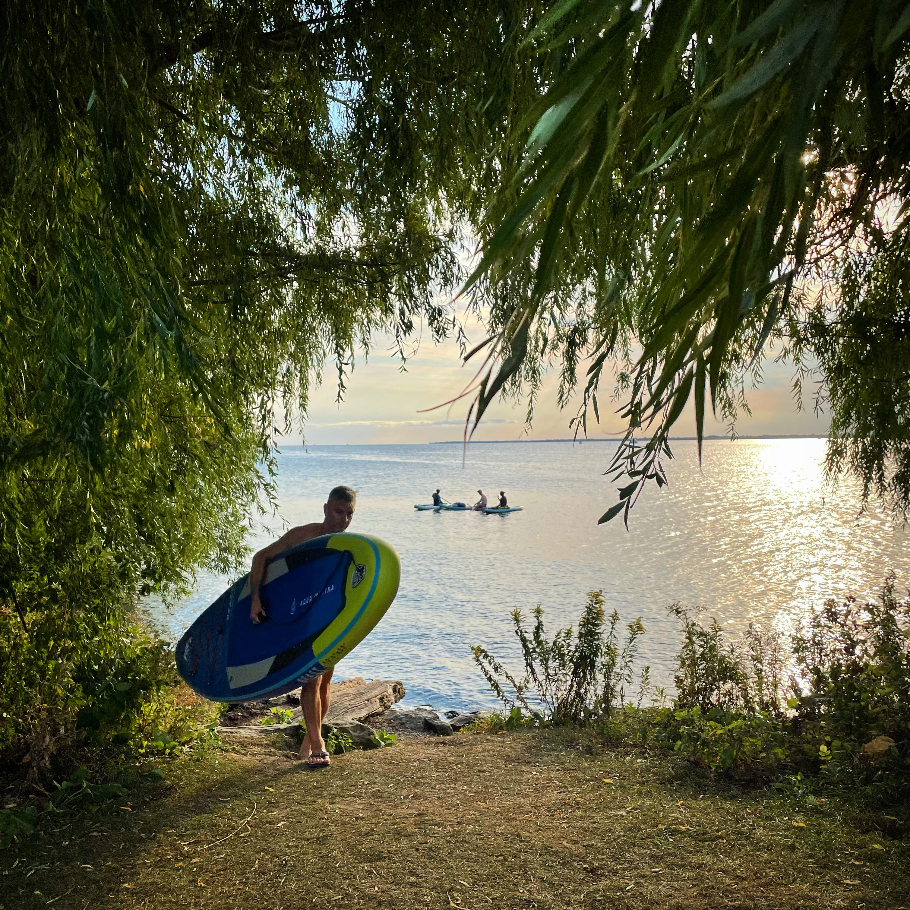 COMM 2021 Paddle Lac St Francois coucher de soleil 1