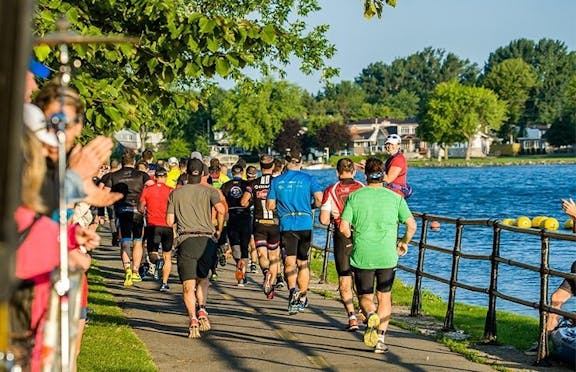 Triathlon valleyfield course parc sauve